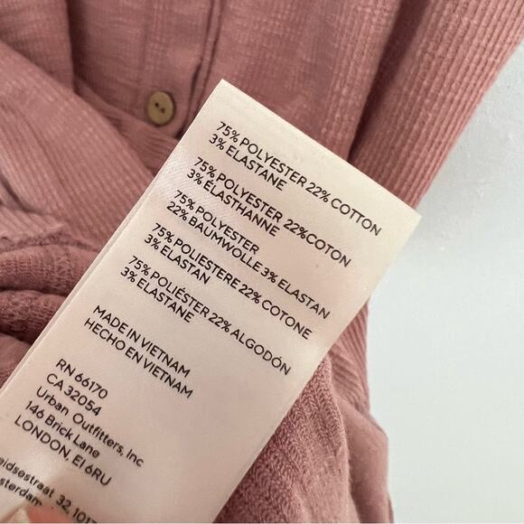 New Free People Gia Mauve Pink Midi Long Vest Sleeveless Dress Women's size S - Picture 5 of 6